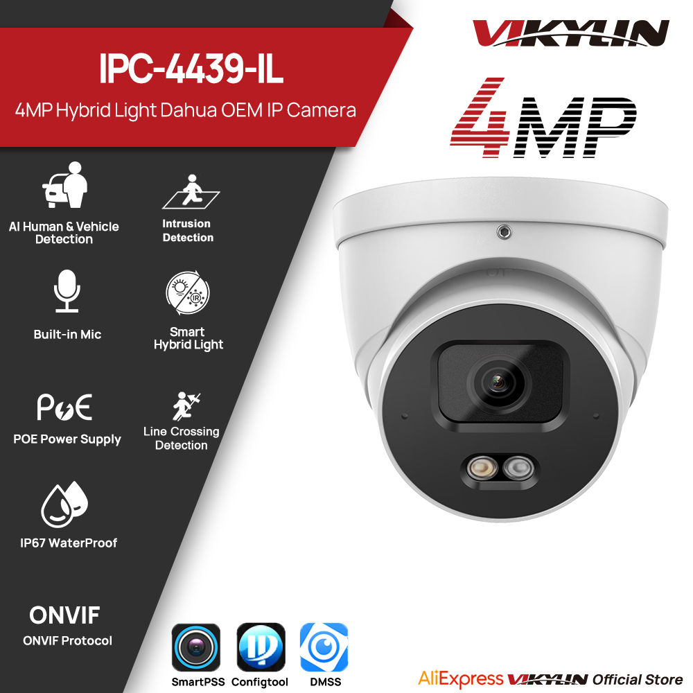 Smart Home X10 - Cámara de seguridad IP VIKYLIN de