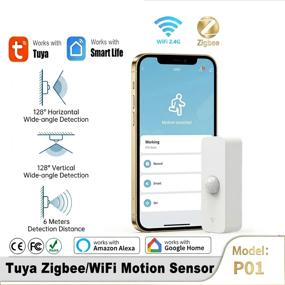 Smart Home Assistant - Sensor de Movimiento PIR Inteligente WiFi