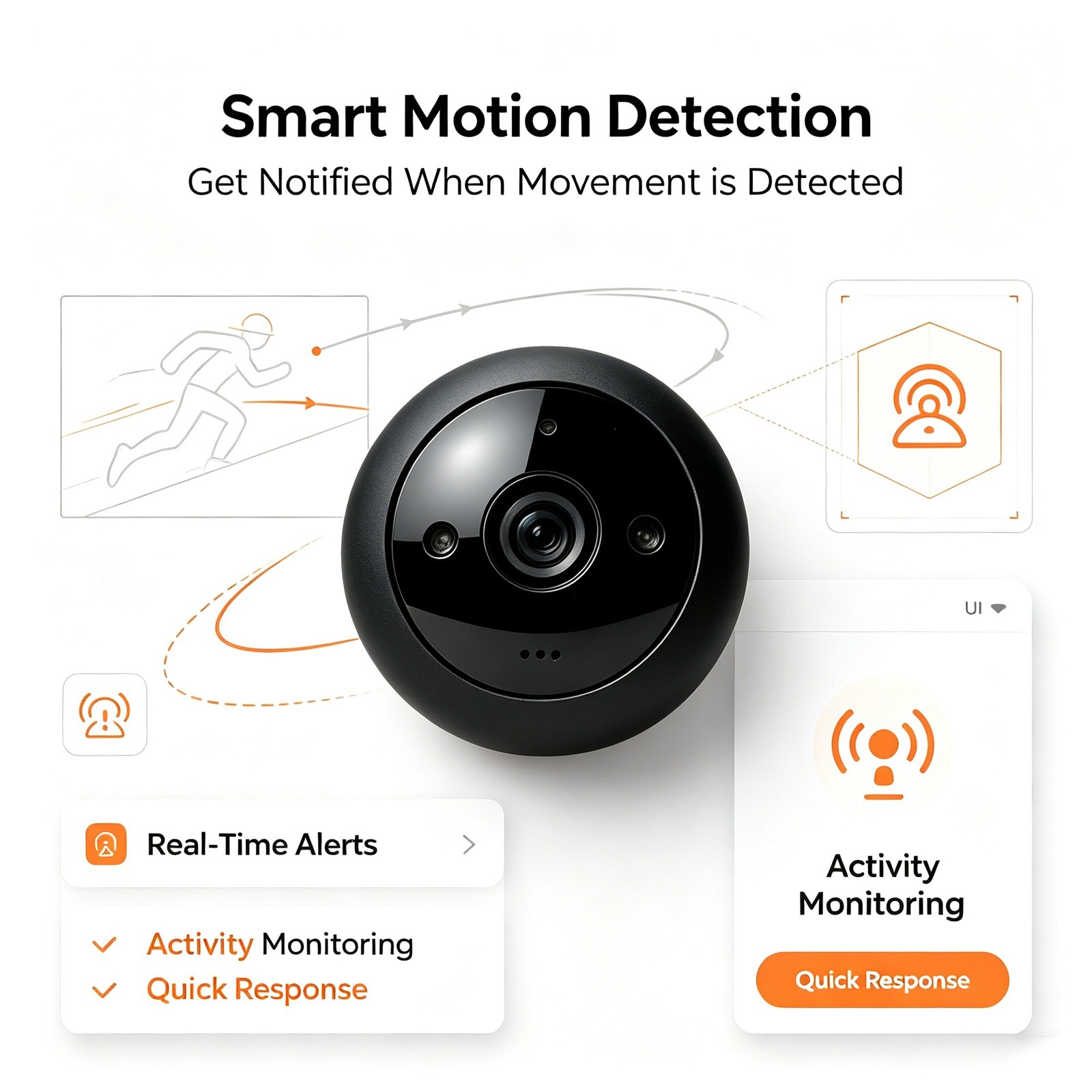 Smart Home Devices Images - Equipo de vigilancia inteligente para interiores