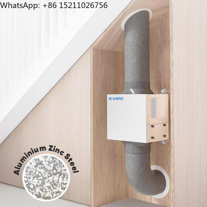 Smart Home Ventilation - E-VIPO Unidad de Ventilación Unidireccional Flexible,