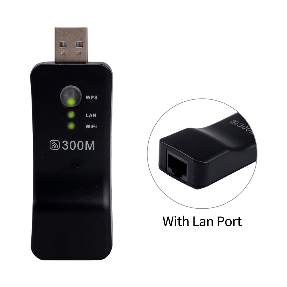 Smart Home Samsung - Universal USB inalámbrico WiFi inteligente 300Mpbs