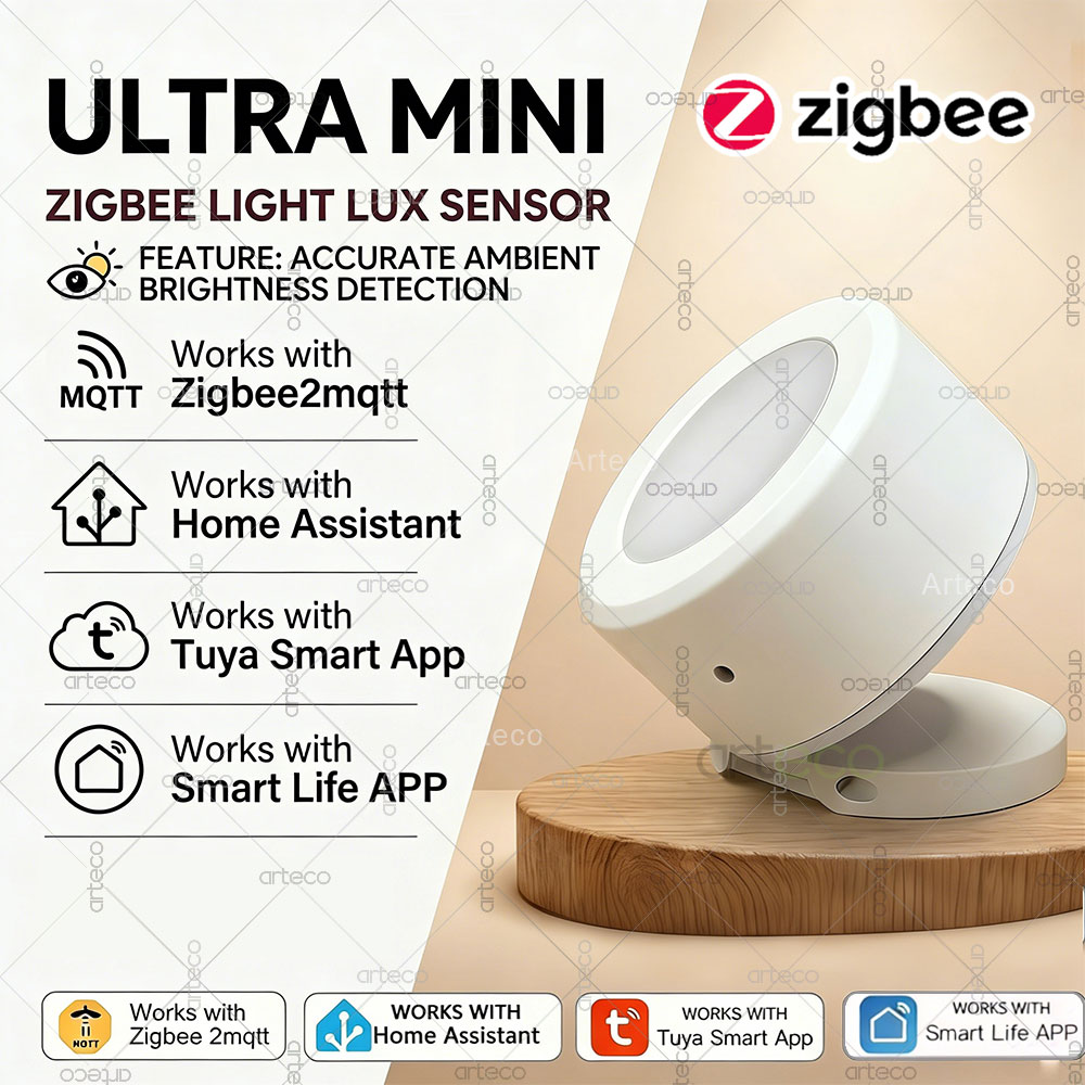 Sensor de luz Ultra Mini Zigbe - Smart Home News reseña y precio