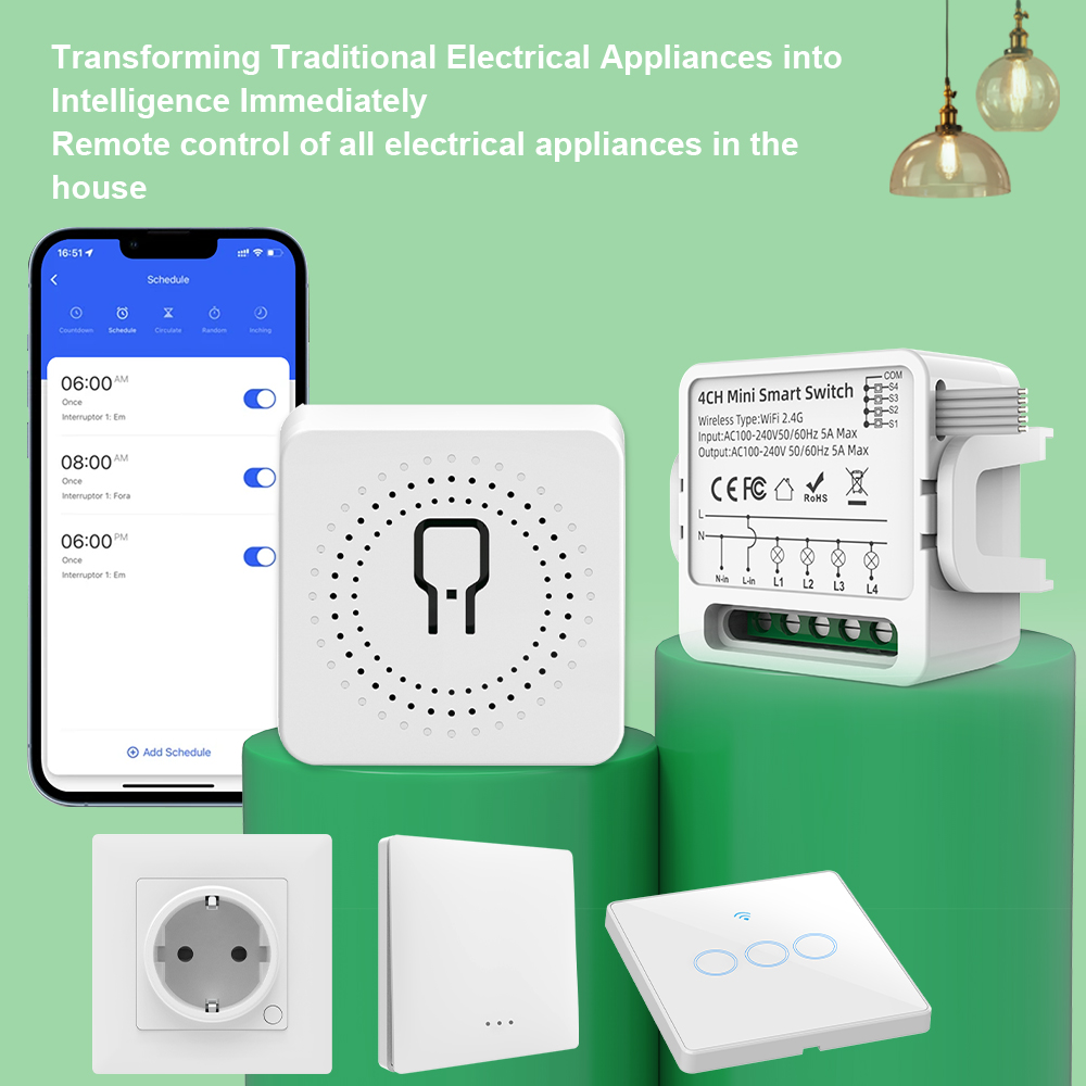 Interruptor Inteligente WiFi T - Smart Home Voice Assistant reseña y precio