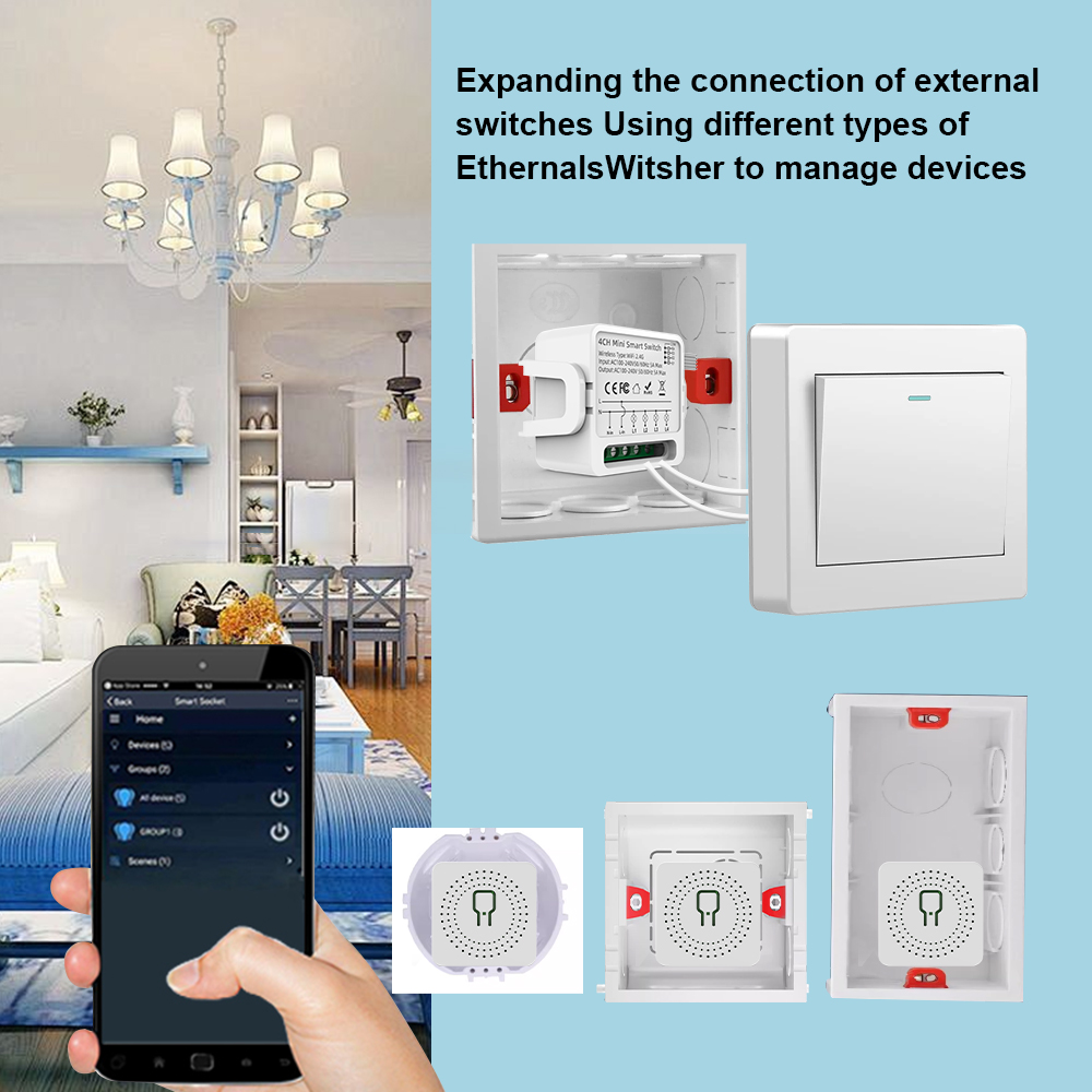 Interruptor Inteligente WiFi T - Smart Home Voice Assistant reseña y precio