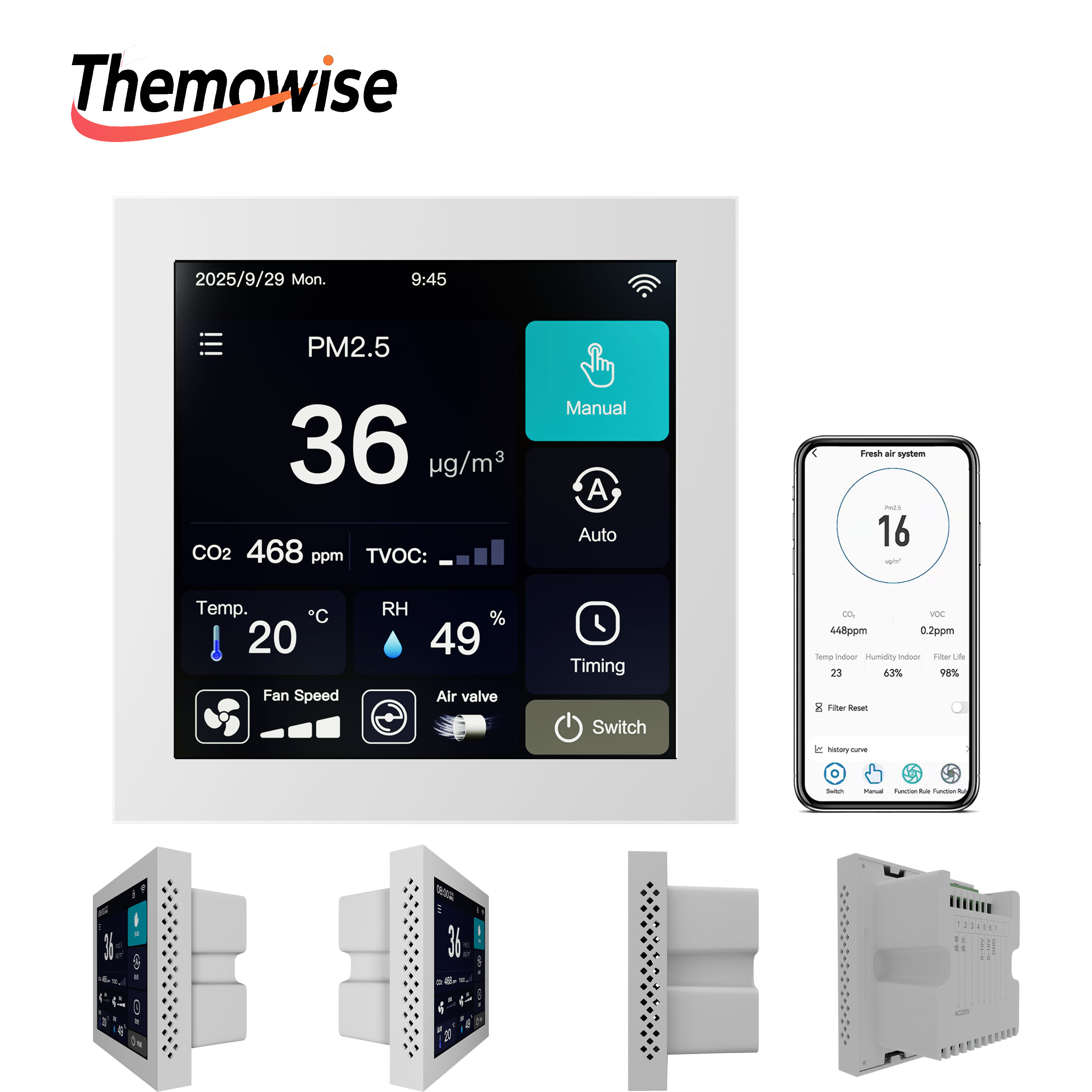 Controlador Inteligente de Cal - Smart Home Ventilation reseña y precio