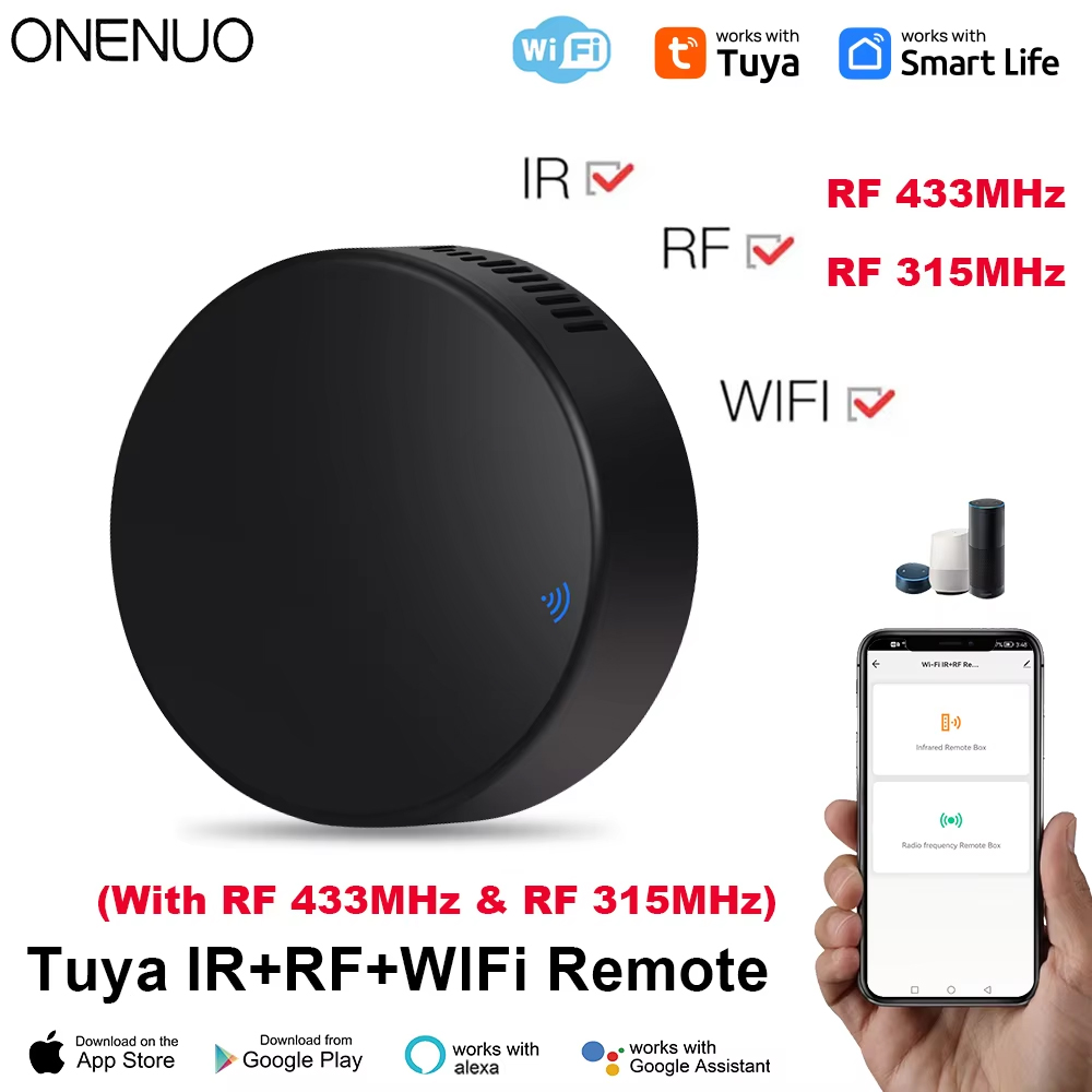 Tuya WiFi RF IR Control remoto - Smart Home Voice Assistant reseña y precio
