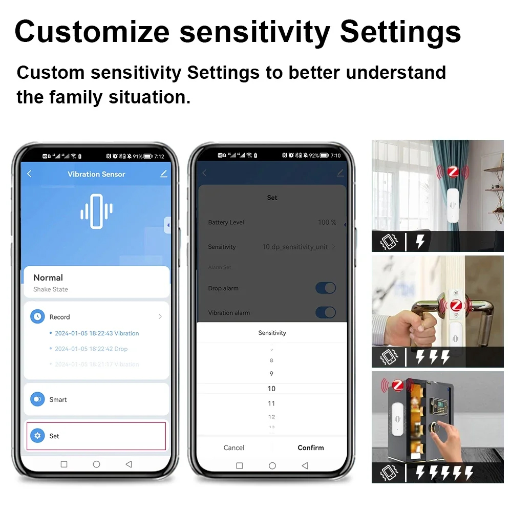 Sensor de vibración inteligent - Smart Home News reseña y precio