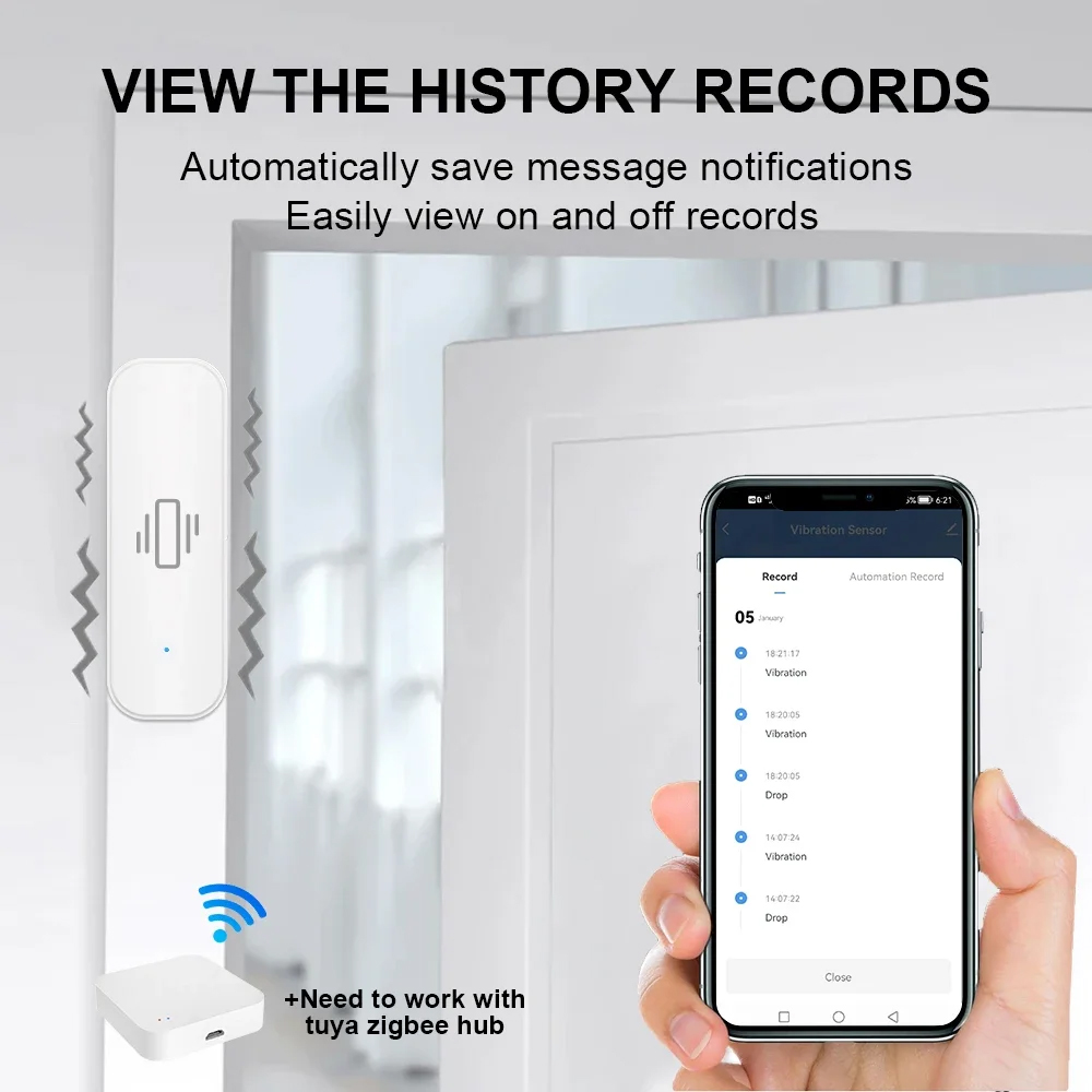 Sensor de vibración inteligent - Smart Home News reseña y precio