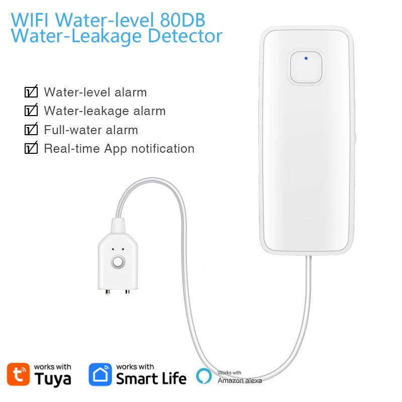 Sensor inteligente de fugas de - Wifi Water Leak Detector reseña y precio