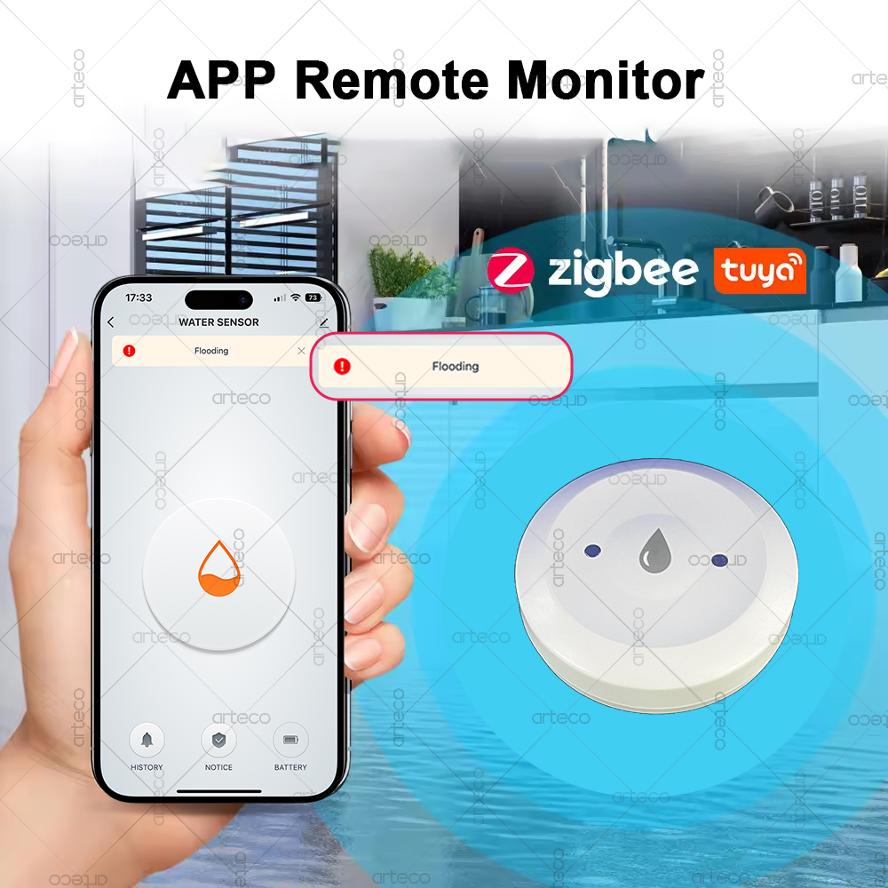 Tuya-Sensor de agua inteligent - Smart Home News reseña y precio