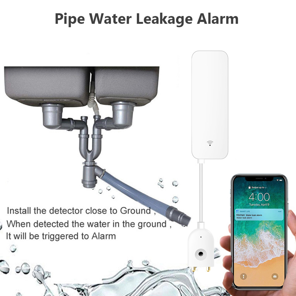 Sensor de fugas de agua WiFi T - Wifi Water Leak Detector reseña y precio
