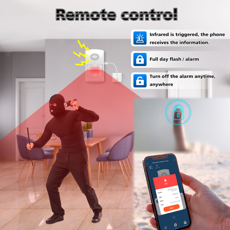 Tuya-Sensor de alarma antirrob - Smart Home News reseña y precio