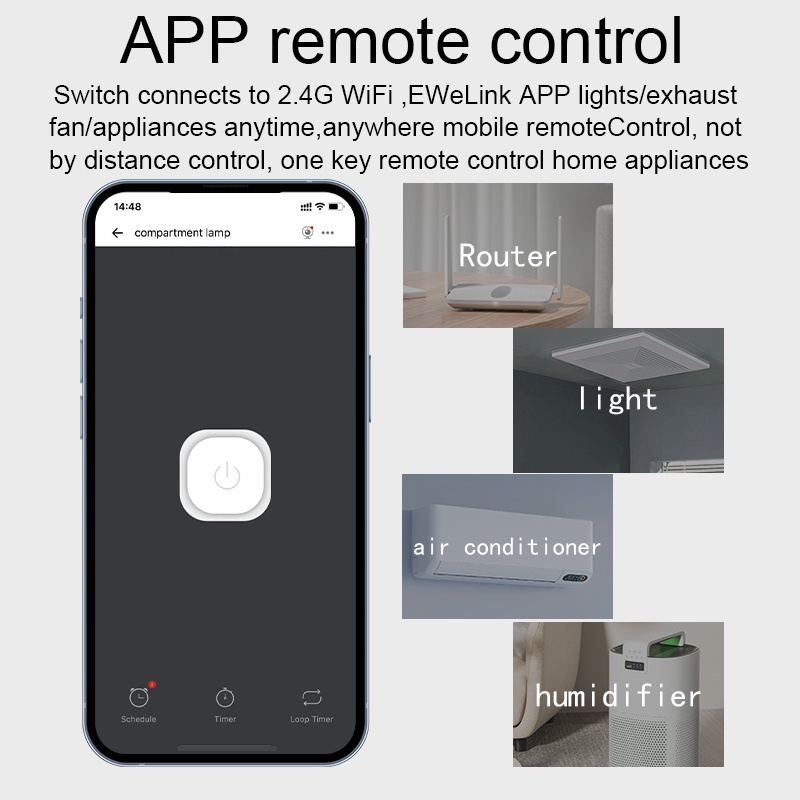 Interruptor Inteligente WiFi E - Smart Home Voice Assistant reseña y precio