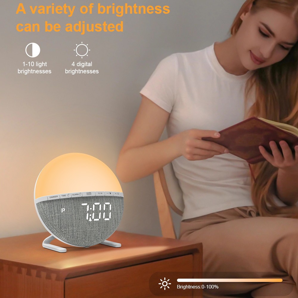 Reloj despertador con luz LED, - Smart Home Simulation reseña y precio