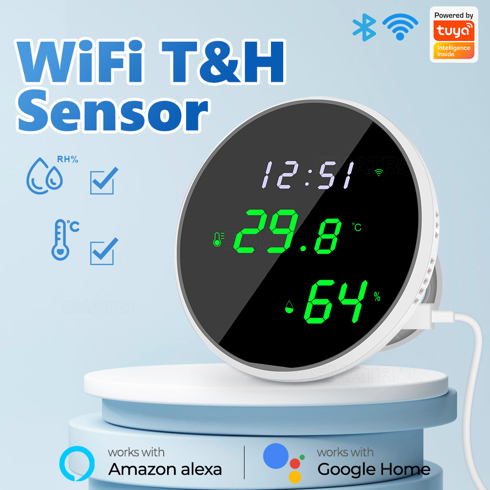 Tuya-Sensor inteligente de tem - Smart Home News reseña y precio