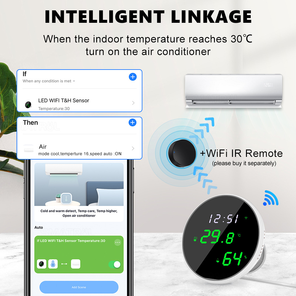 Tuya-Sensor inteligente de tem - Smart Home News reseña y precio