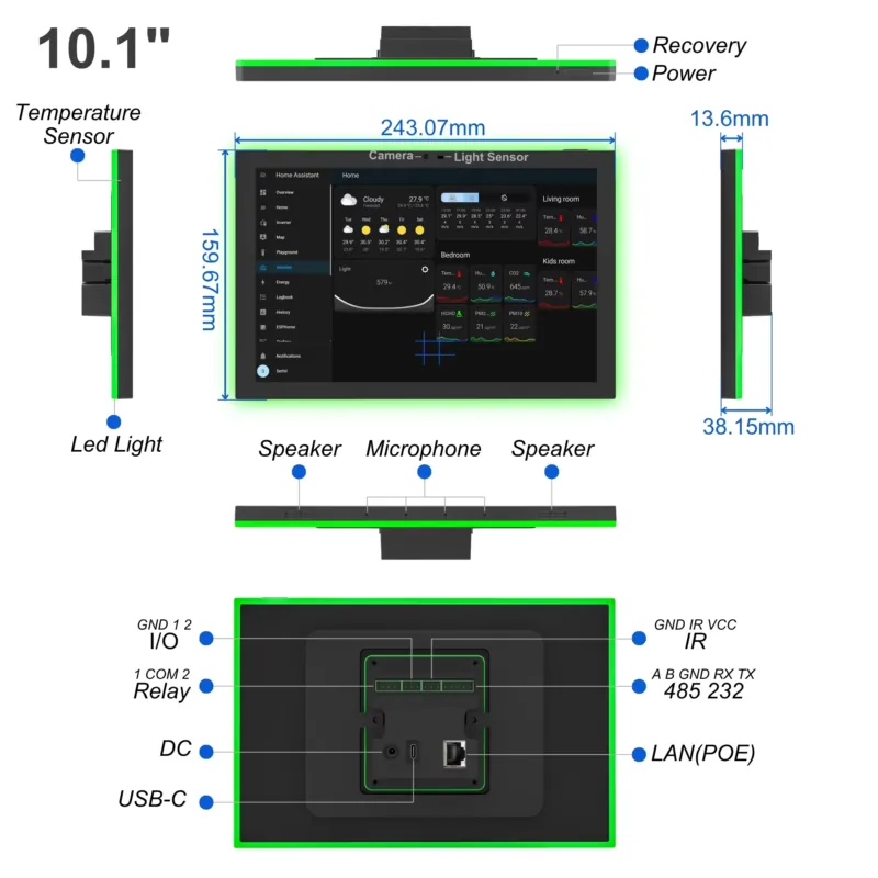 Panel Inteligente para el Hoga - Smart Home Assistant reseña y precio