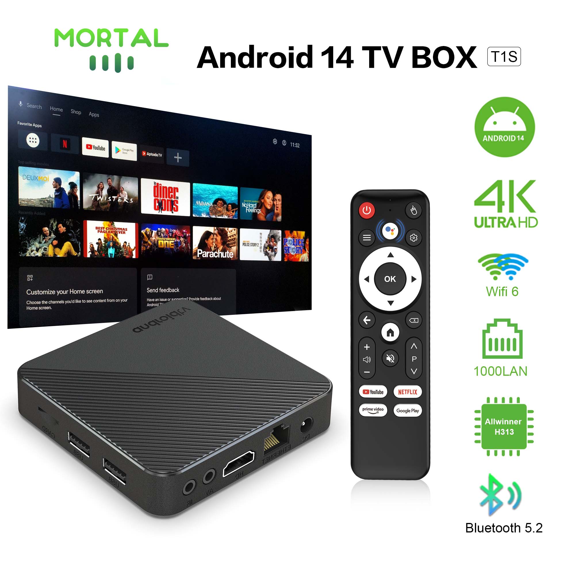 TV Box con sistema de cine en  - Smart Home Midea reseña y precio