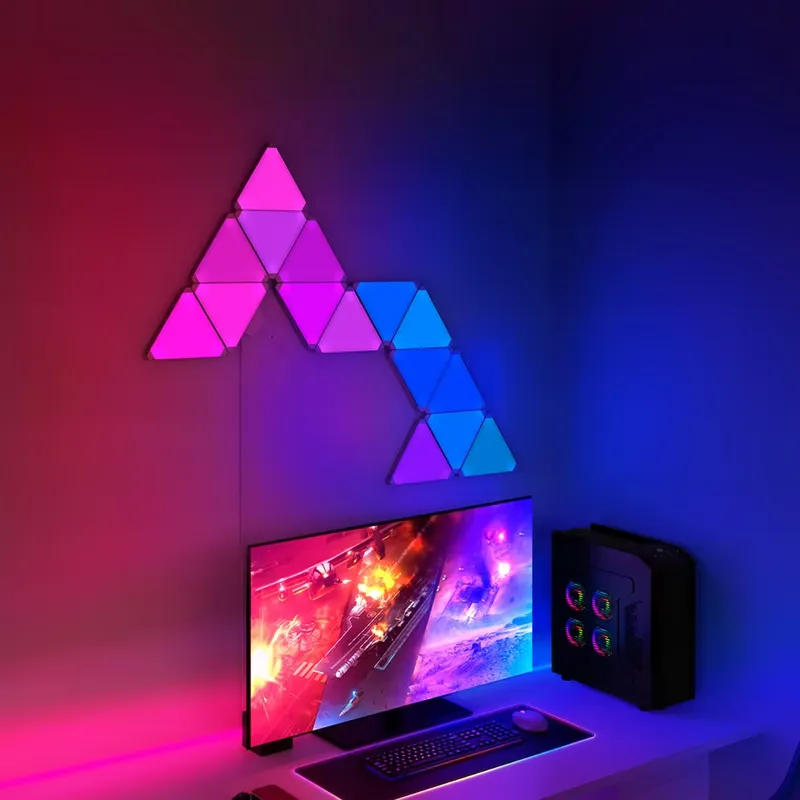 Luces LED triangulares Banqcn  - Smart Home Assistant reseña y precio
