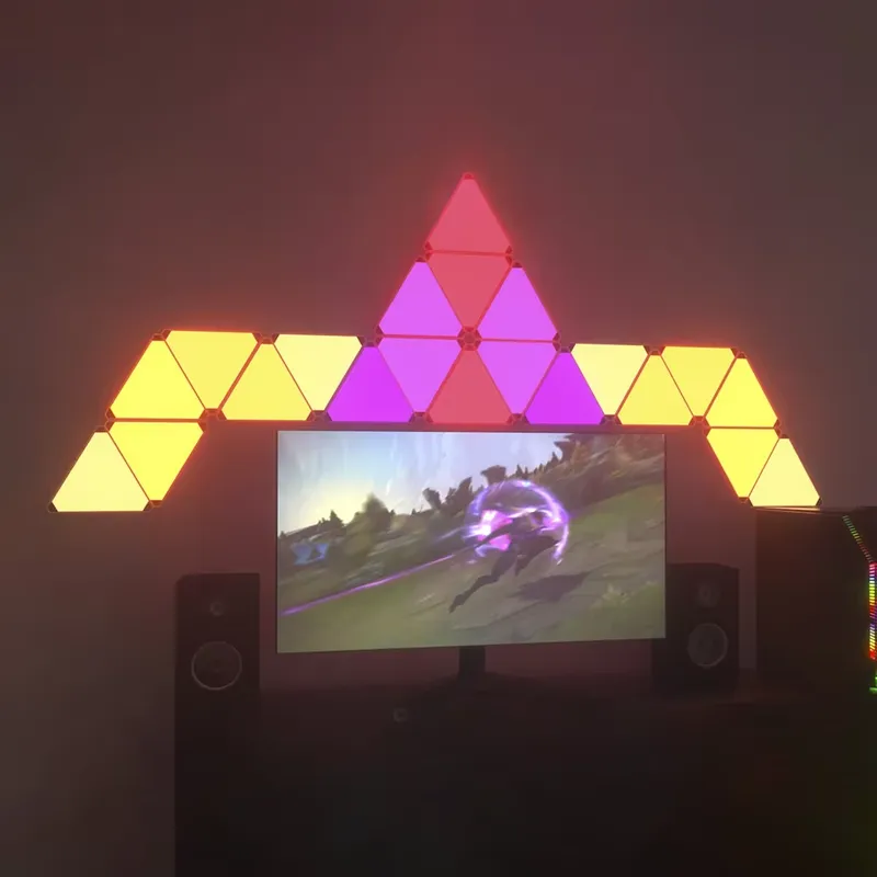 Luces LED triangulares Banqcn  - Smart Home Assistant reseña y precio