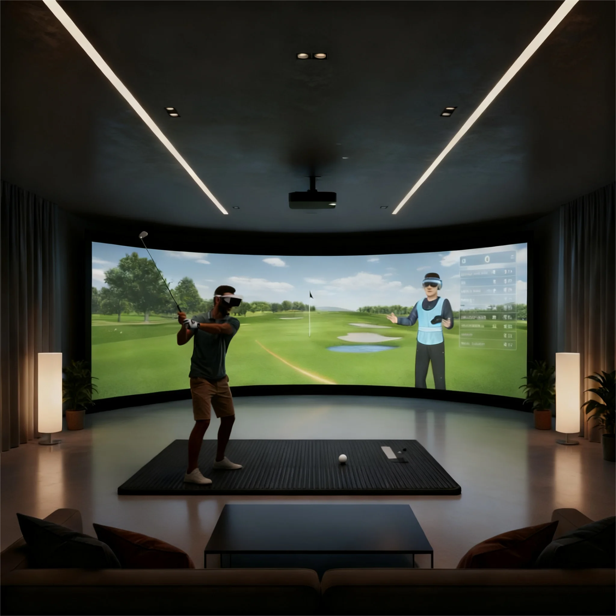 Simulador de Golf de Realidad  - Smart Home Simulation reseña y precio